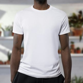 5Vn6Yz Men's Classic Crew Neck T-Shirt — Soft Cotton Everyday Tee